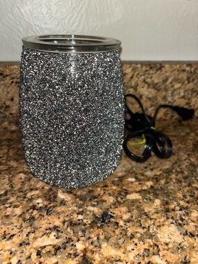 Scentsy Glitter Electric Wax Warmer - Silver Sparkle